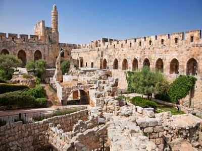 Jerusalem with The Dead Sea